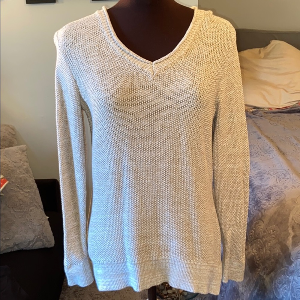Tan knit sweater